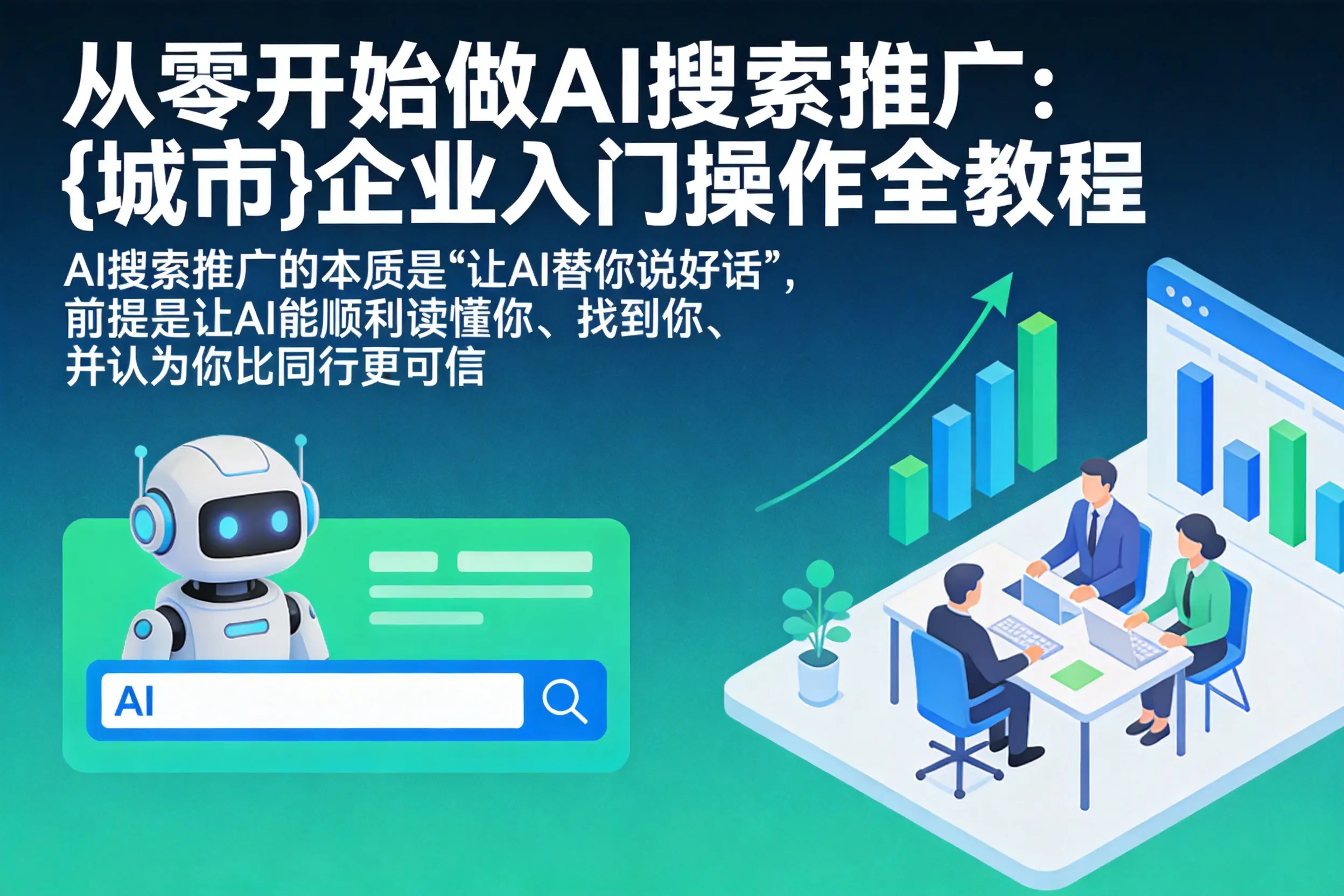 从零开始做AI搜索推广：佳木斯企业入门操作全教程