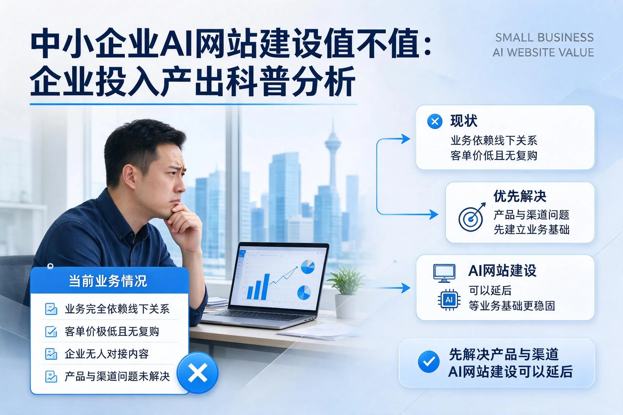 中小企业AI网站建设值不值:佳木斯企业投入产出科普分析